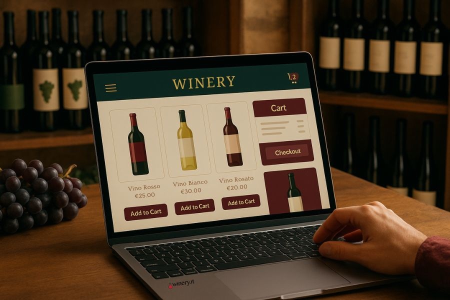 Come vendere vino online - Winery