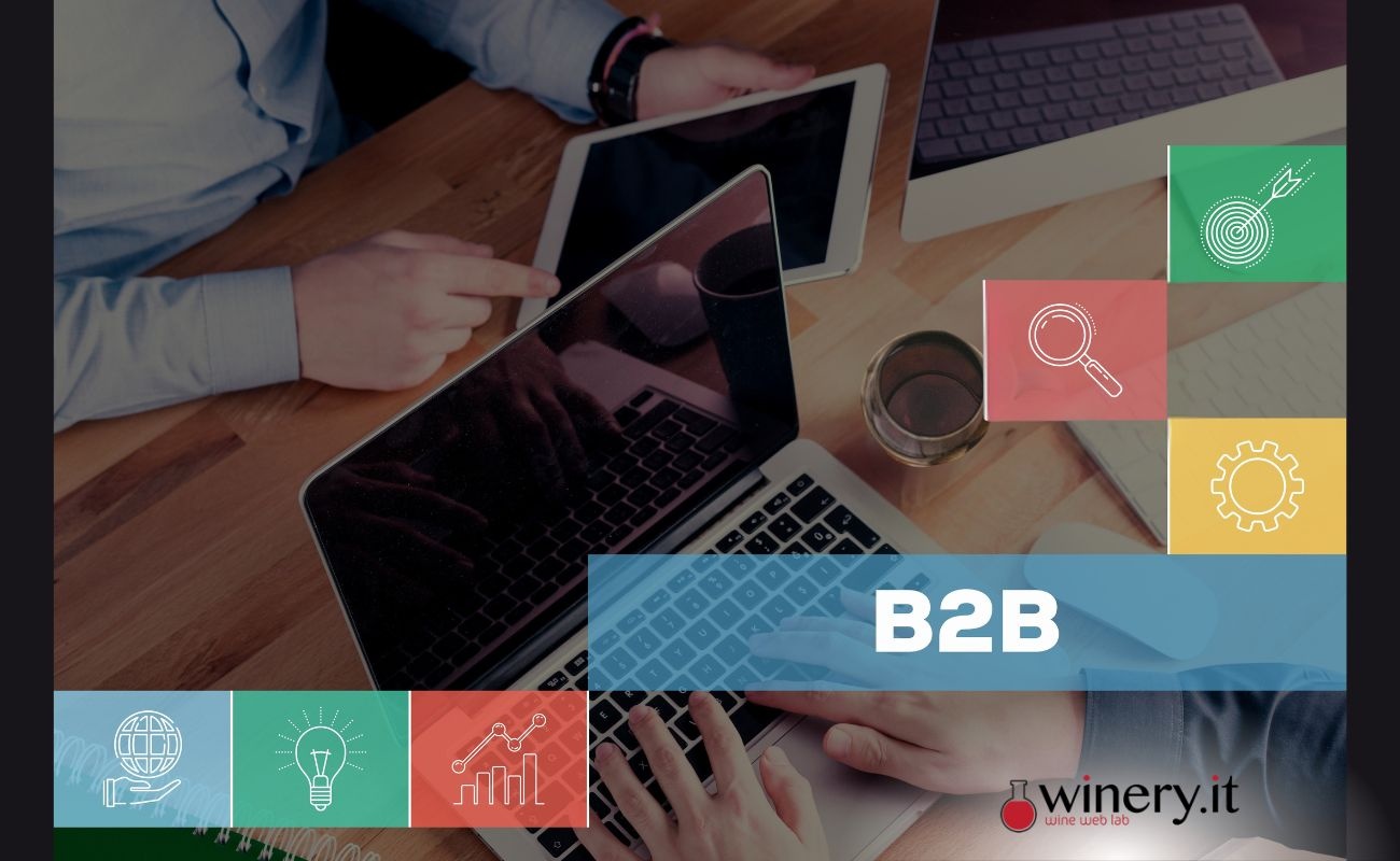 B2B, area riservata aziende vinicole, Winery